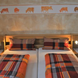 Schlafzimmer Ferienwohnung Schrofenblick