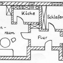 Grundriss Ferienwohnung Schrofenblick